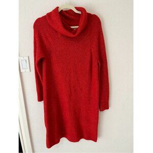LOFT Red-orange sweater dress (PM)